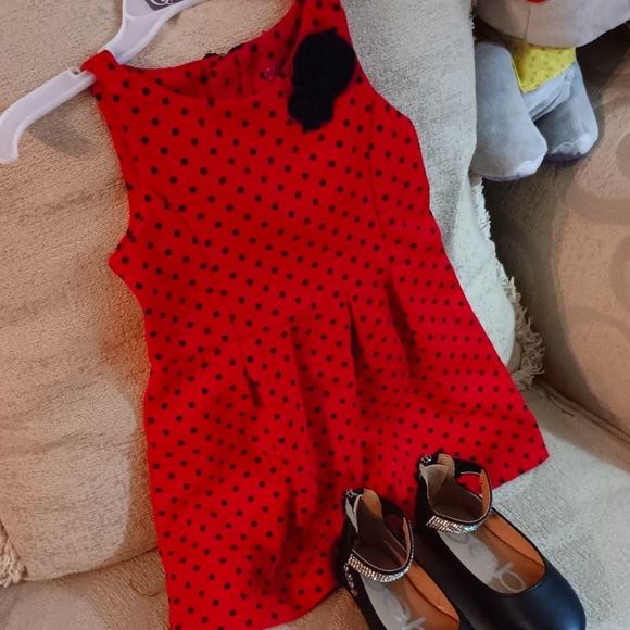 Red and Black Toddler Dress - Picture 1 of 3